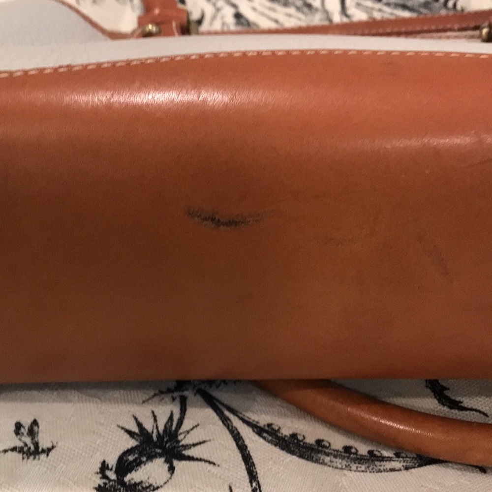 Dooney & Bourke Brown and Cream Shoulder Bag - Picture 3 of 3